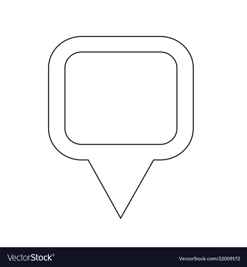 Map pointer gps icon