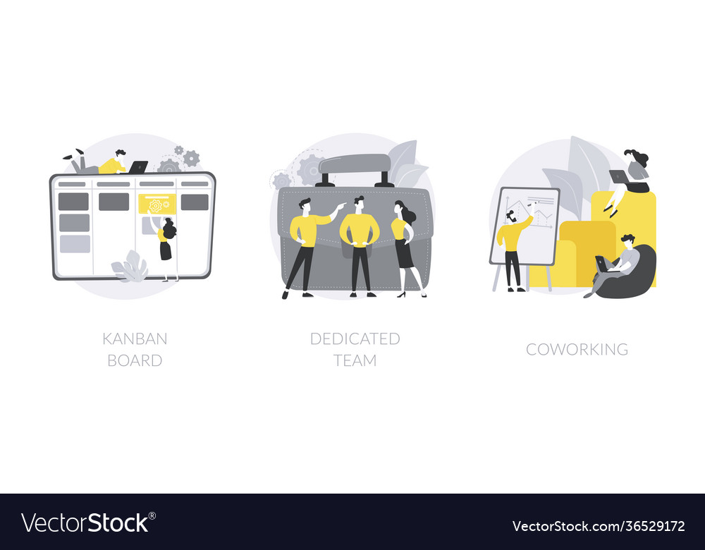 Project workflow abstract concept vector image Project workflow abstract concept