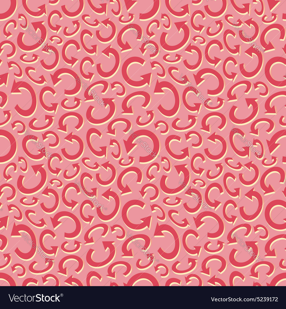 Recycle Arrow Seamless Pattern