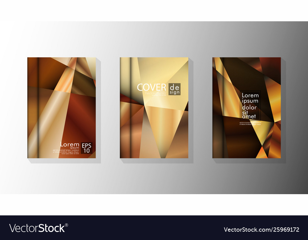 Set Cover Design Dreieck Hintergrund abstrakt