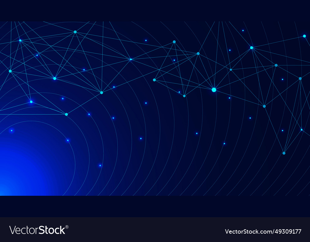 Abstract technology background with lines and glow vector image Abstract technology background with lines and glow