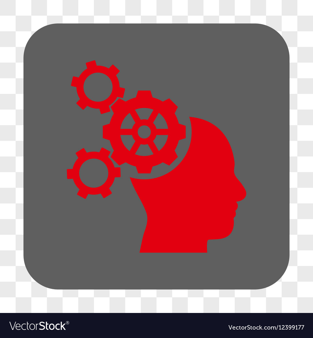 Brain mechanics rounded square button