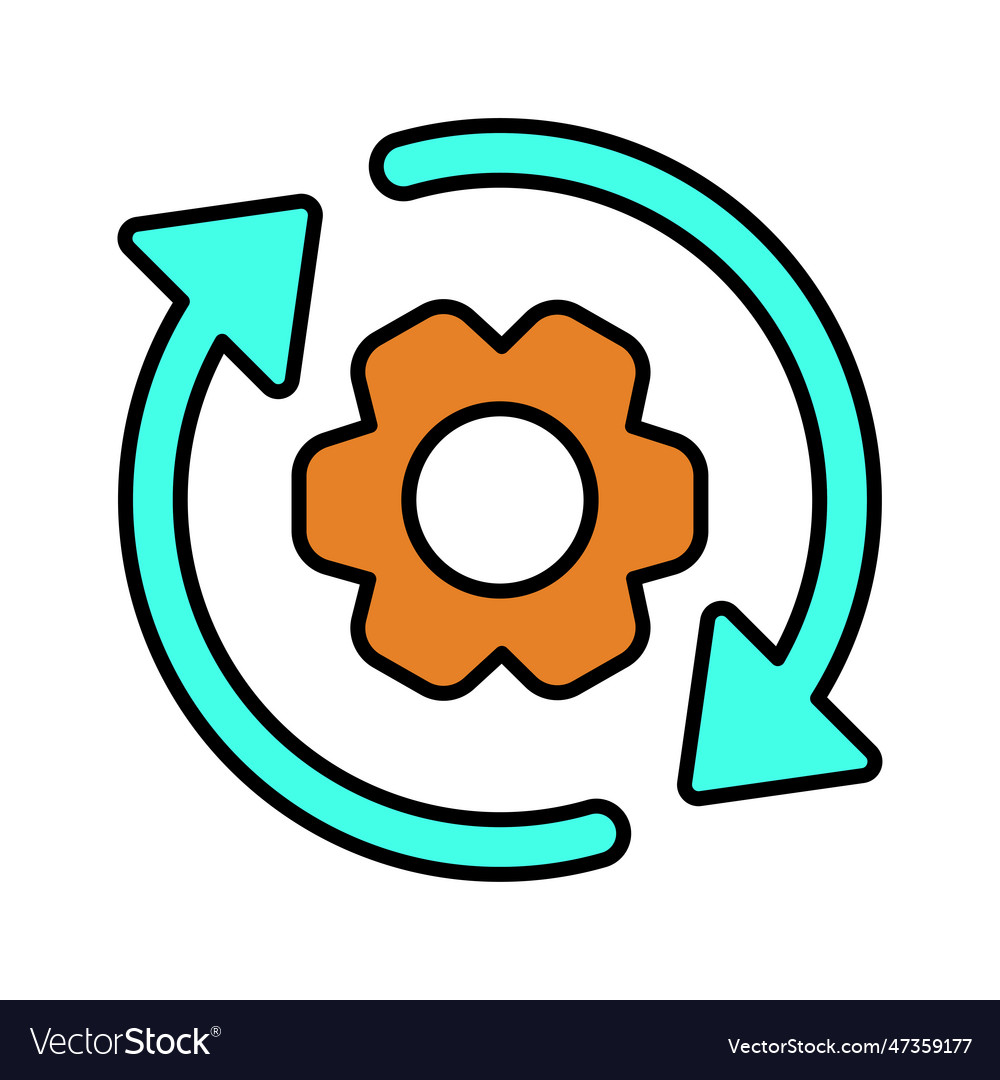 Maintenance update device data processing icon