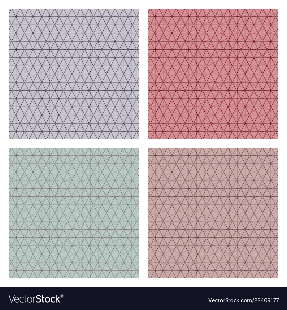 Set of abstract stylish pattern