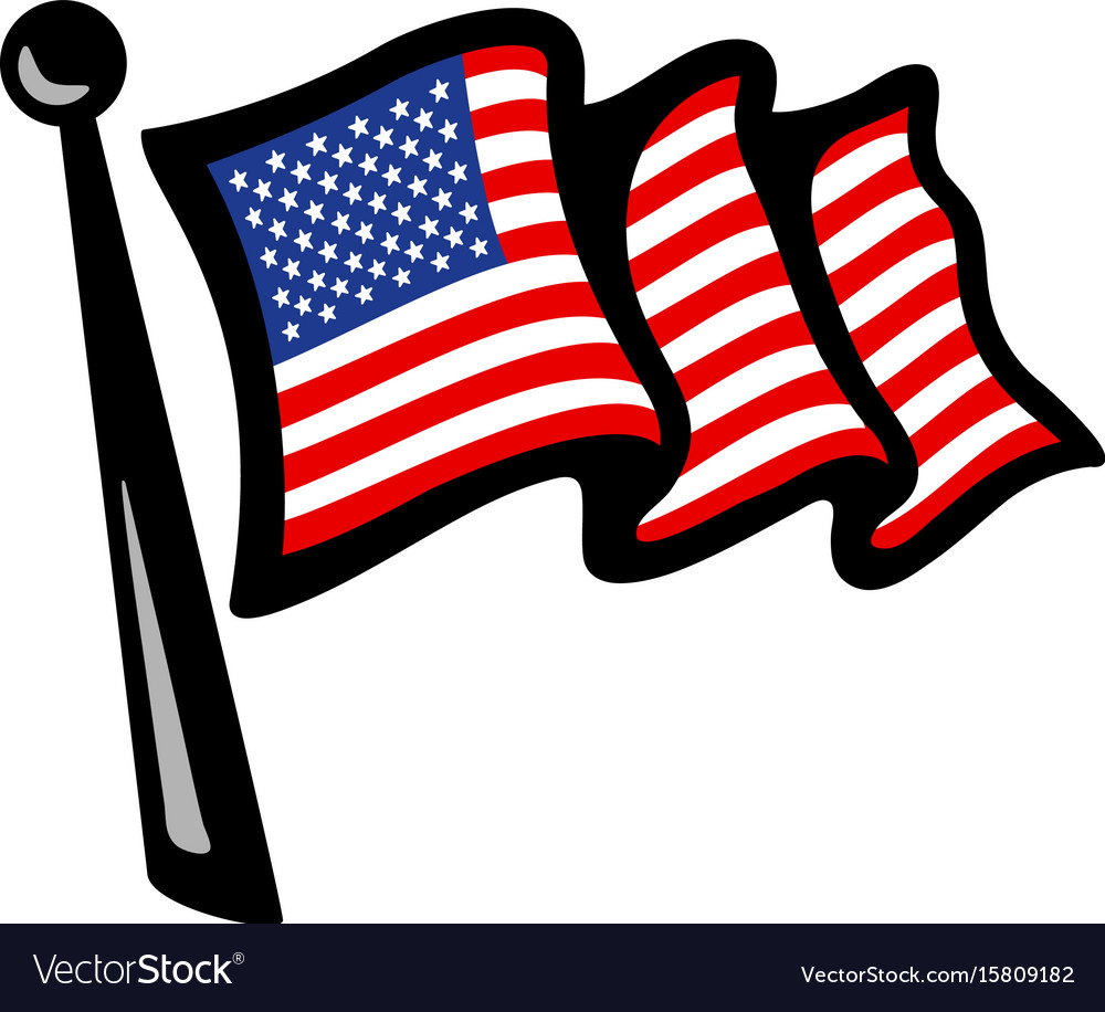 American flags