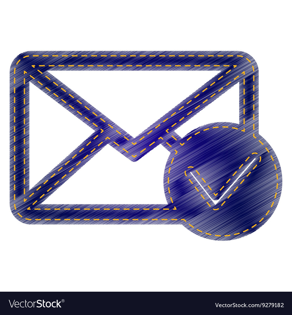 Mail sign with allow mark