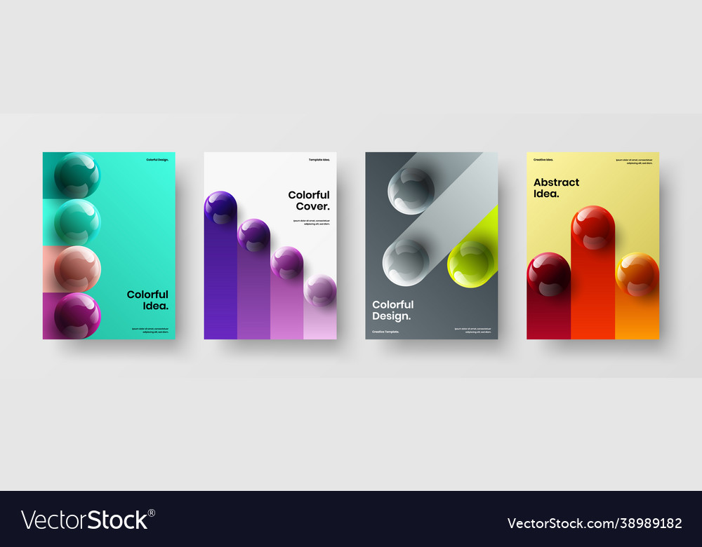 Minimalistic leaflet a4 design template