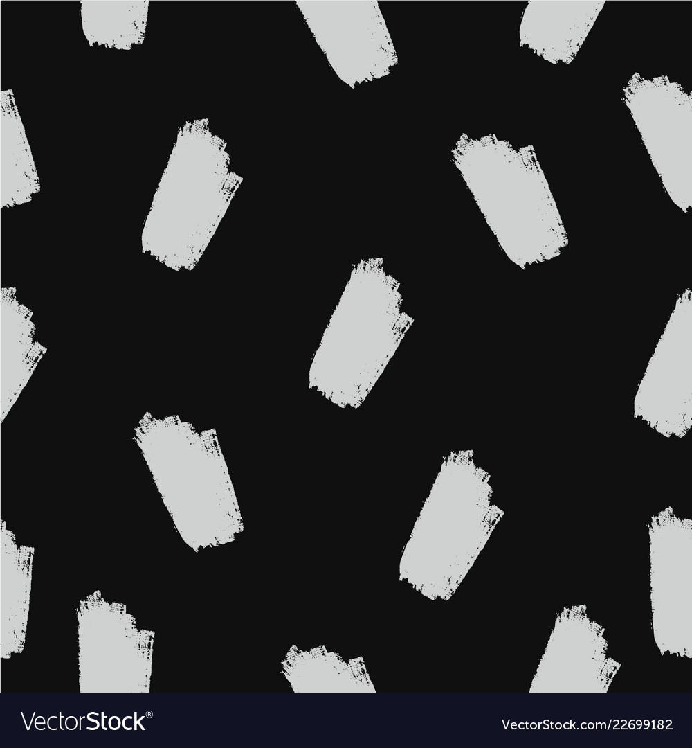 Seamless pattern with abstract brush