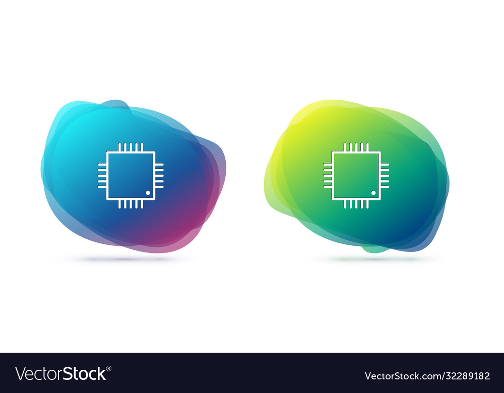 Zeilenrechner mit Mikroschaltungen cpu einstellen vector image Zeilenrechner mit Mikroschaltungen cpu einstellen