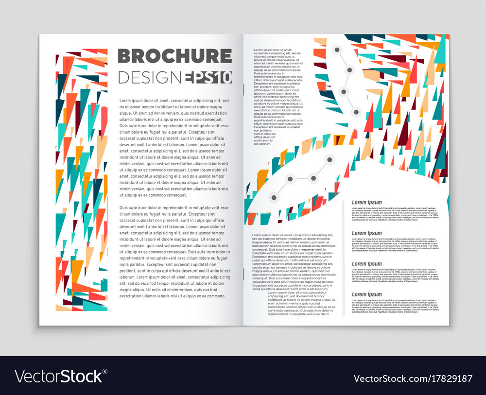 Abstract layout background set for art