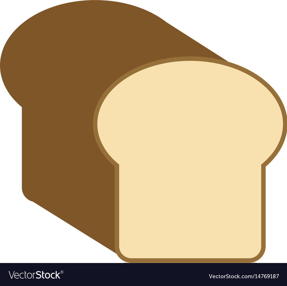 Bread loaf icon image Royalty Free Vector Image