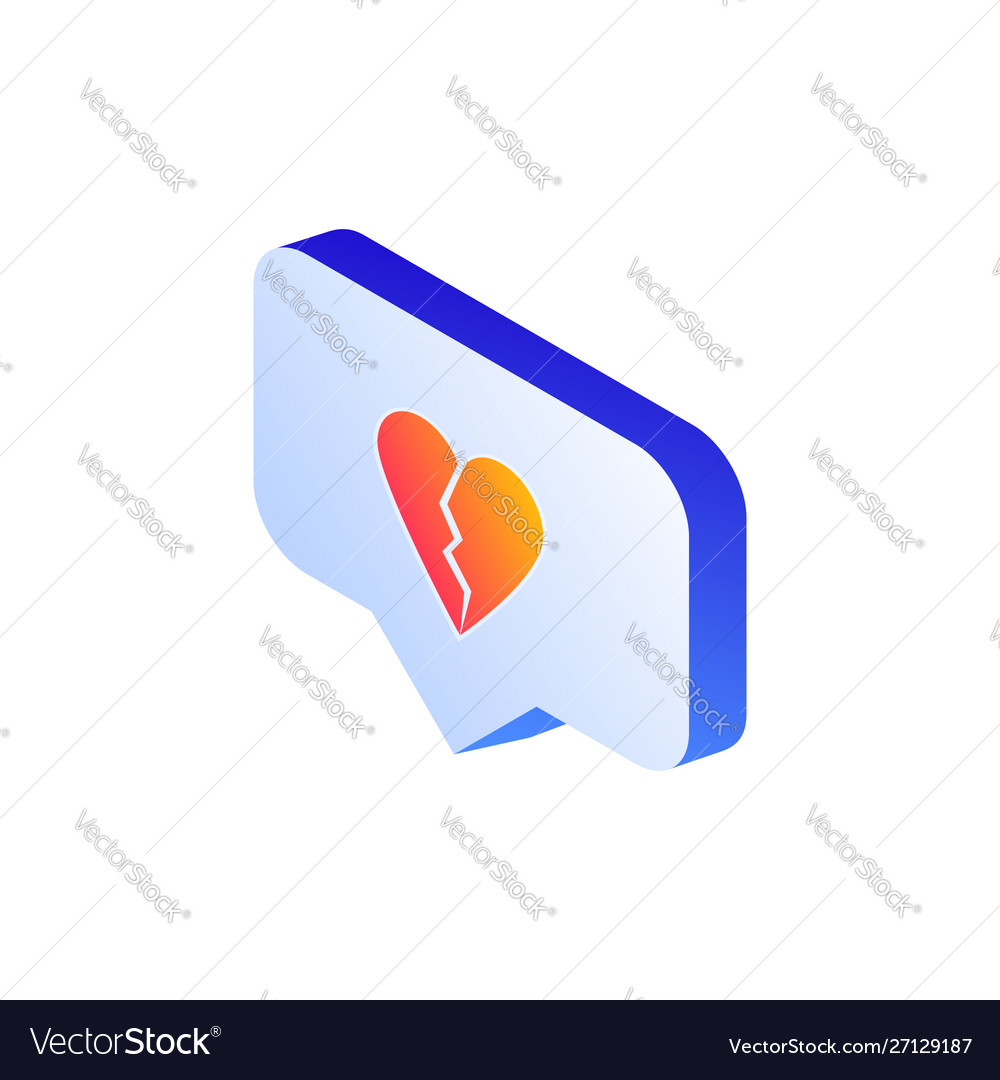 Isometric like icon app interface element Vector Image Isometric like icon app interface element