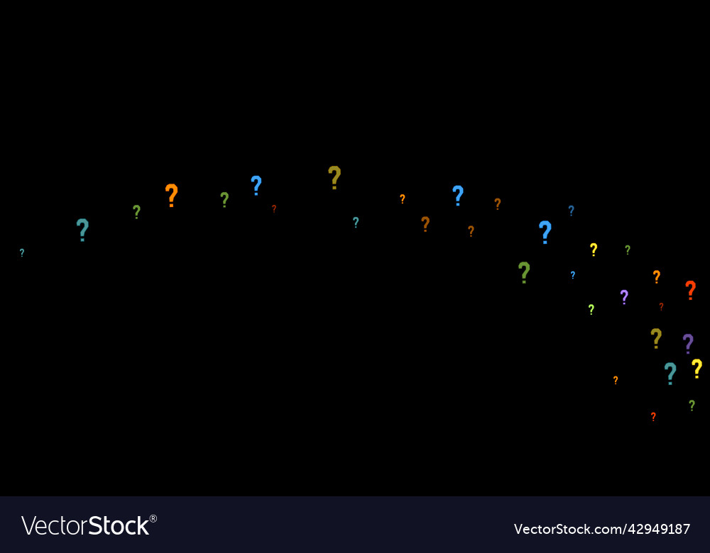 Question marks quiz doubt poll query public vector image Question marks quiz doubt poll query public