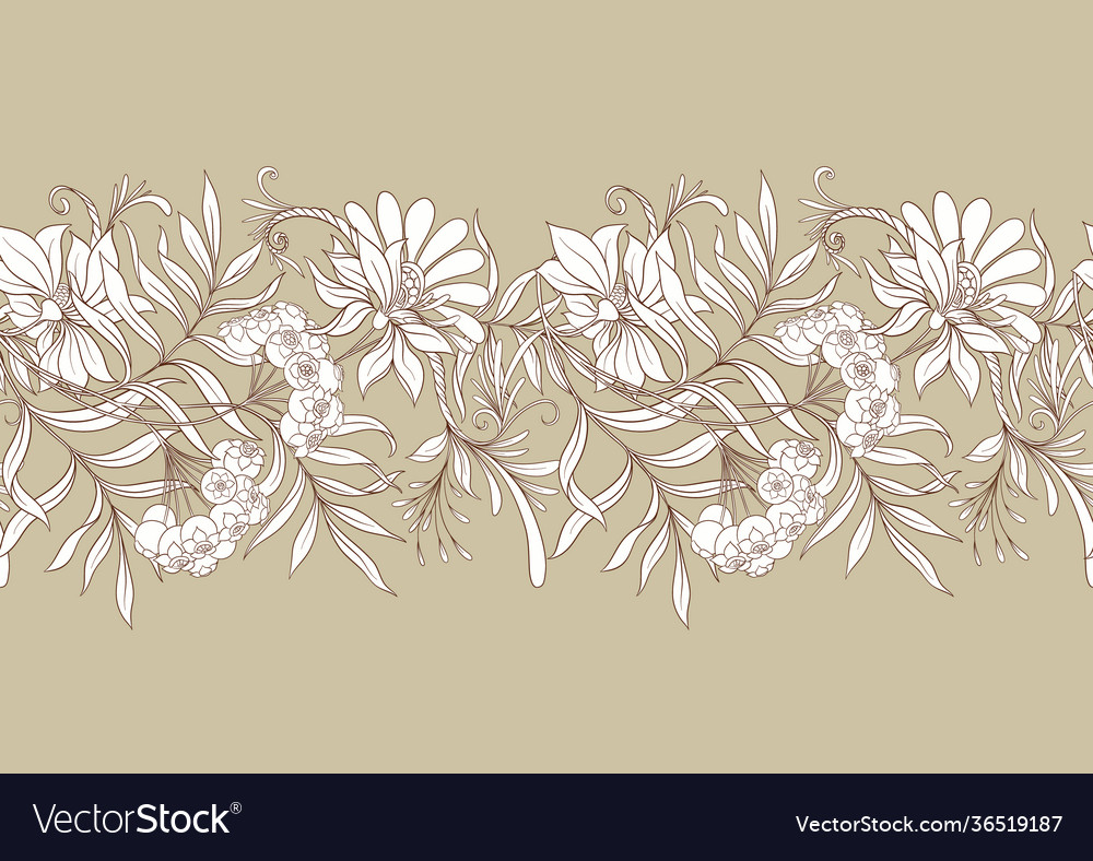 Seamless pattern background with decorative vector image Seamless pattern background with decorative