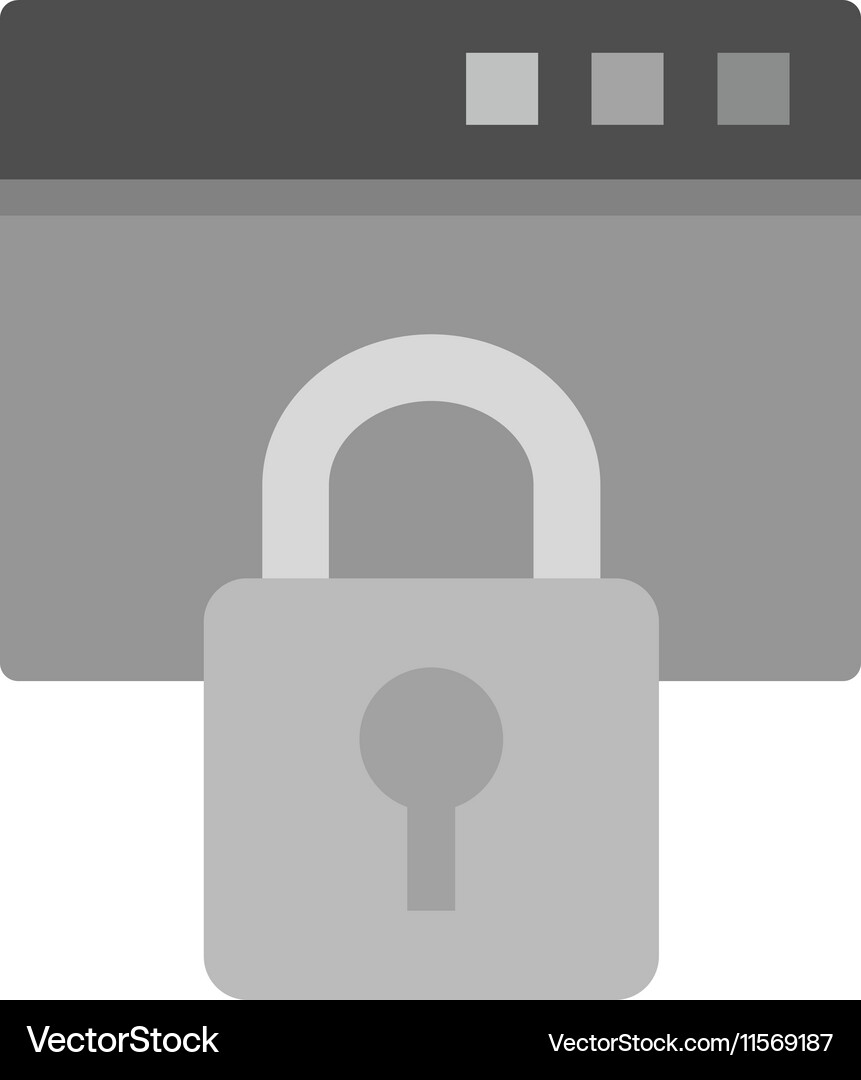 Secure information Royalty Free Vector Image - VectorStock