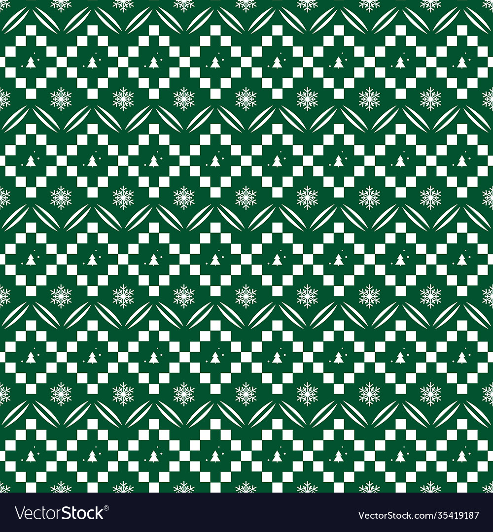 Ugly christmas sweater seamless pattern