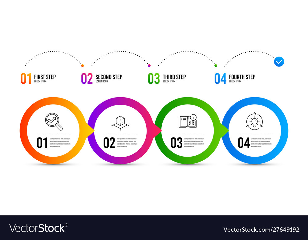 Augmented reality analytics and instruction info Vector Image Augmented reality analytics and instruction info