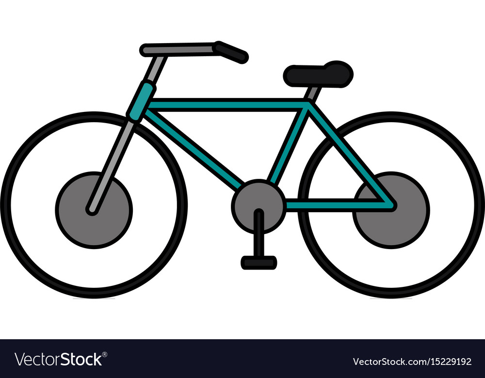 Bycicle flat Royalty Free Vector Image - VectorStock