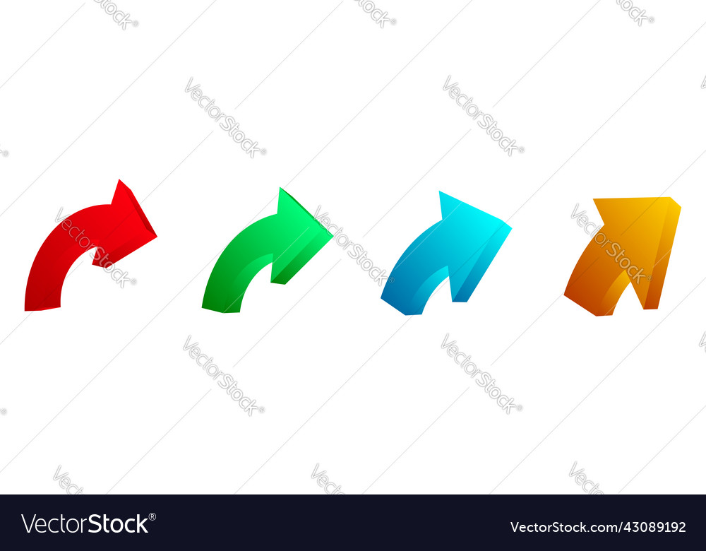 Runder Pfeilzeiger Formelement vector image Runder Pfeilzeiger Formelement