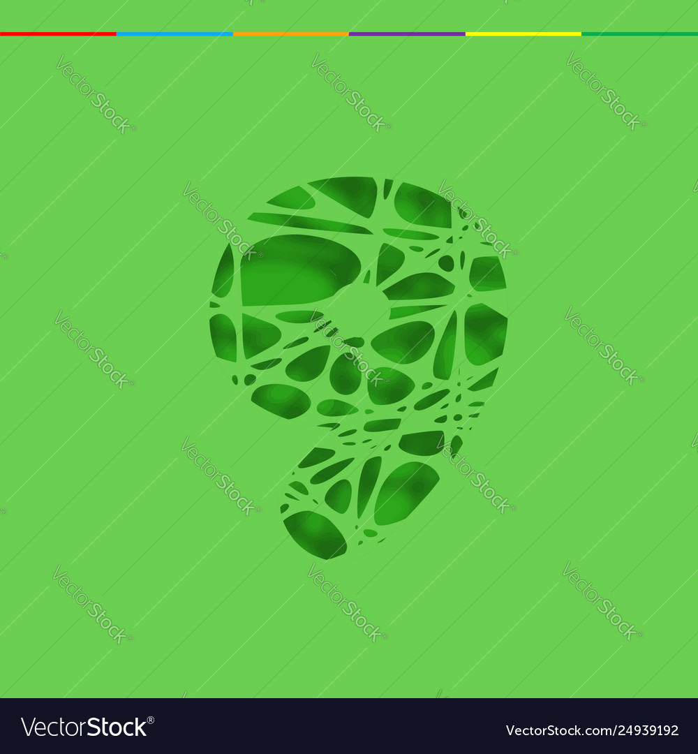Cutout character from a fontset