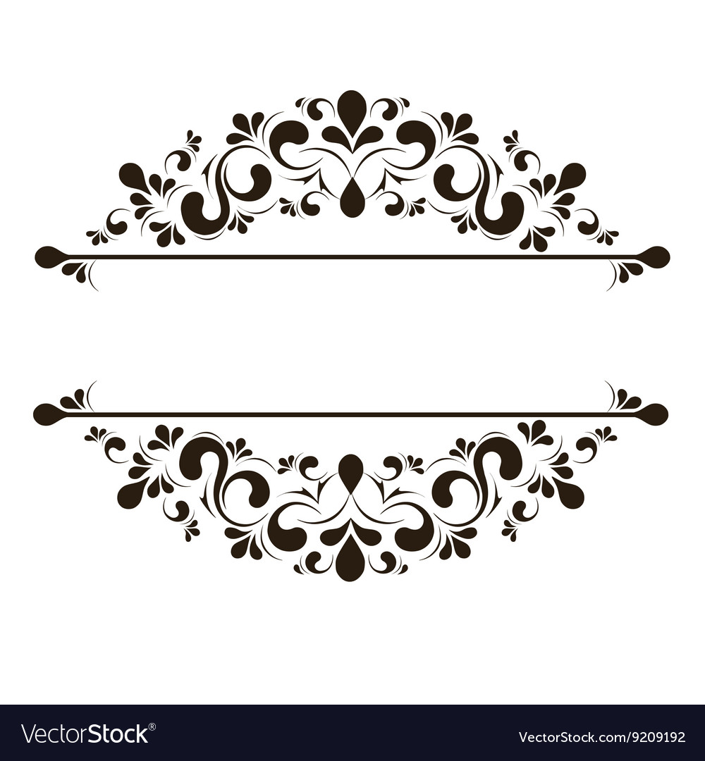 Design elements for page border Royalty Free Vector Image