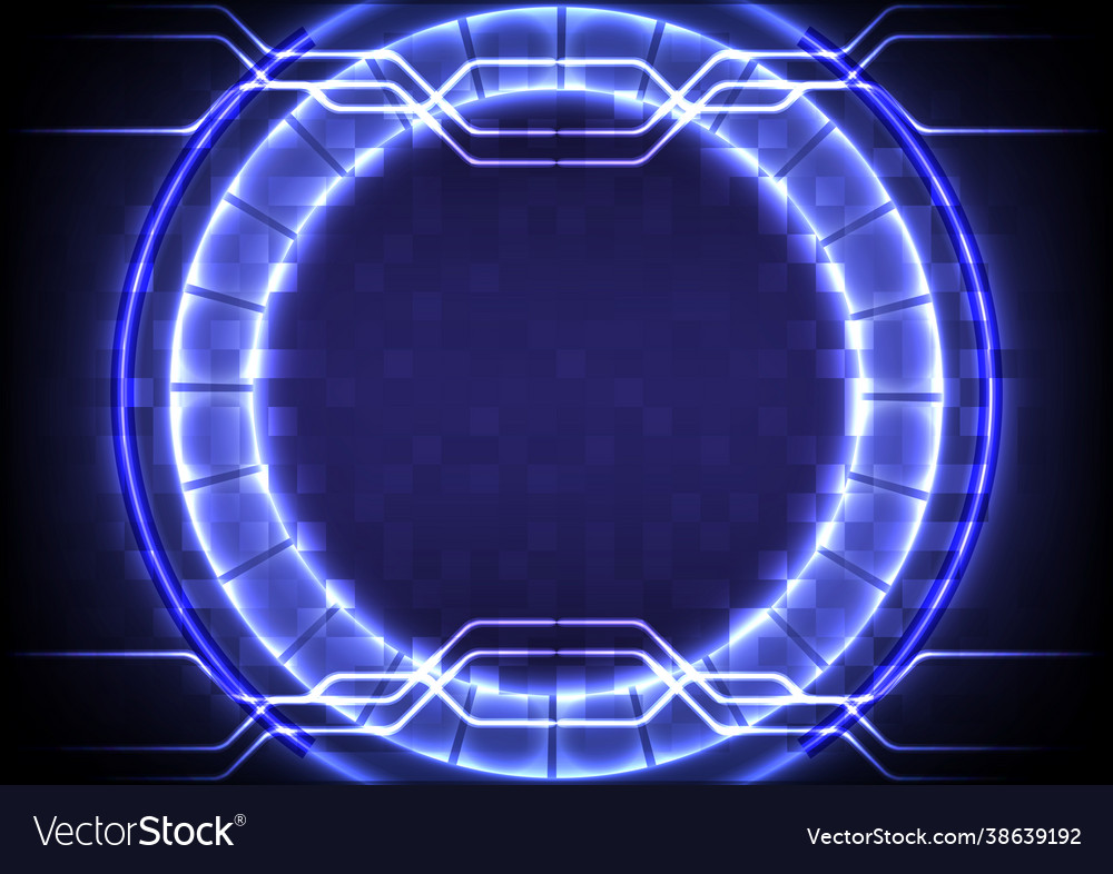 Element computer data abstract hologram vector image Element computer data abstract hologram