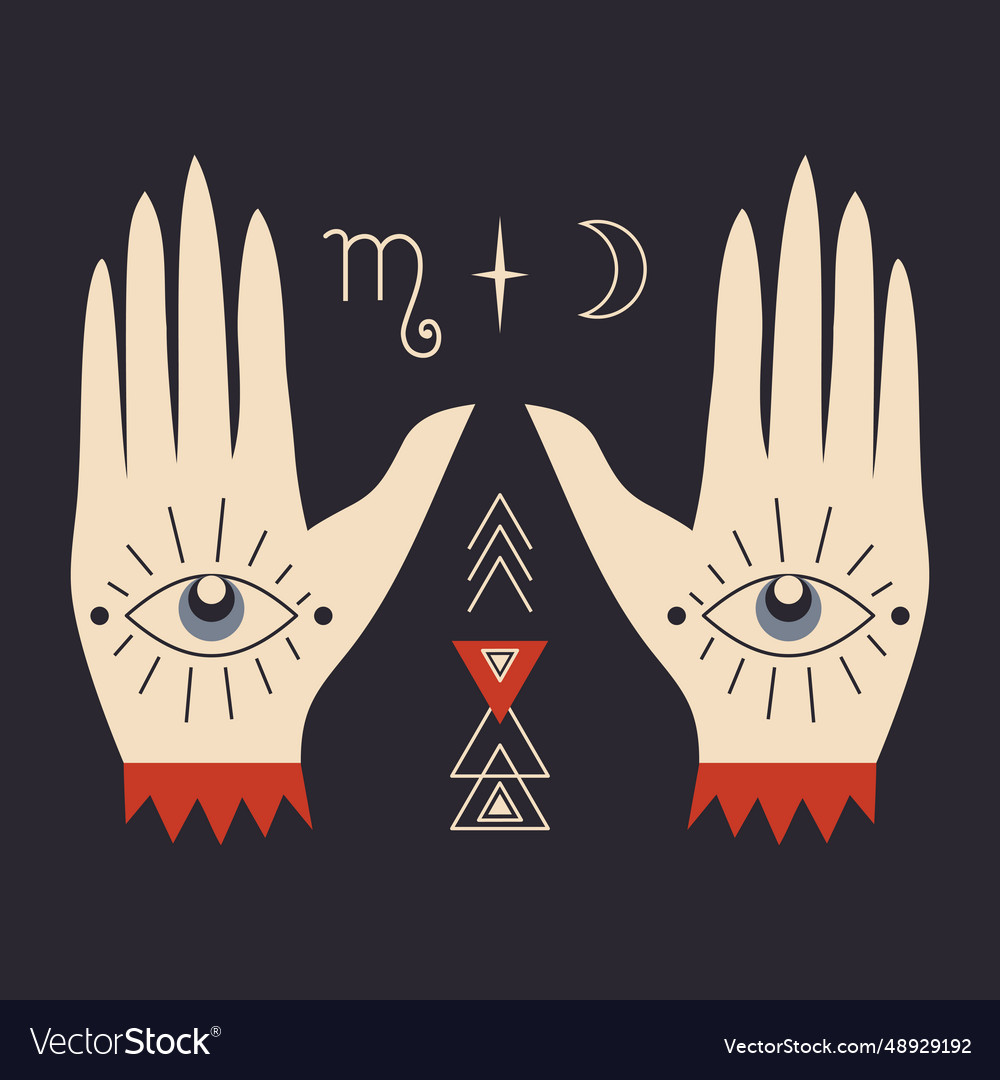 Eye Of Providence Occult Symbol Esoteric Icon Vector Image Eye Of Providence Occult Symbol Esoteric Icon Vector Image