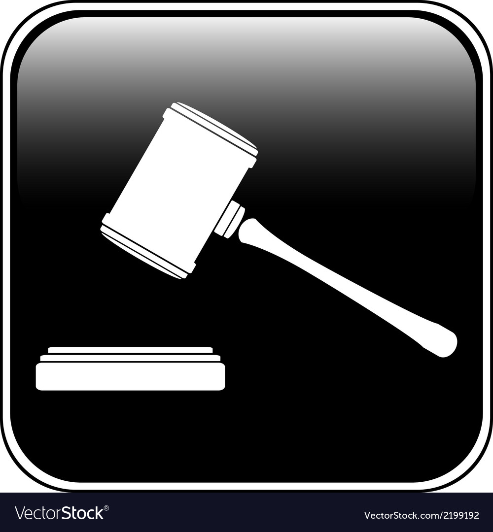 Judge gavel icon