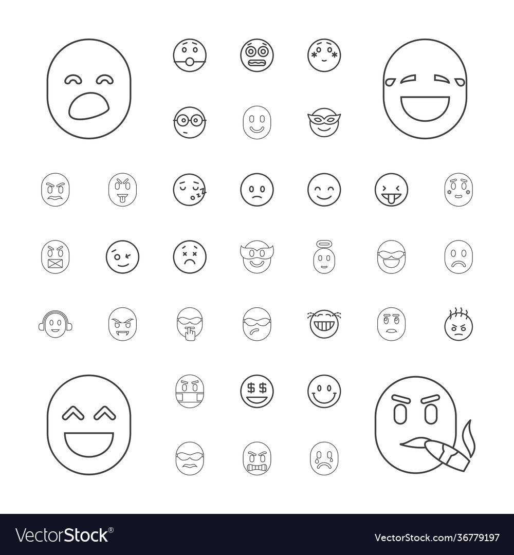 37 emoticon icons