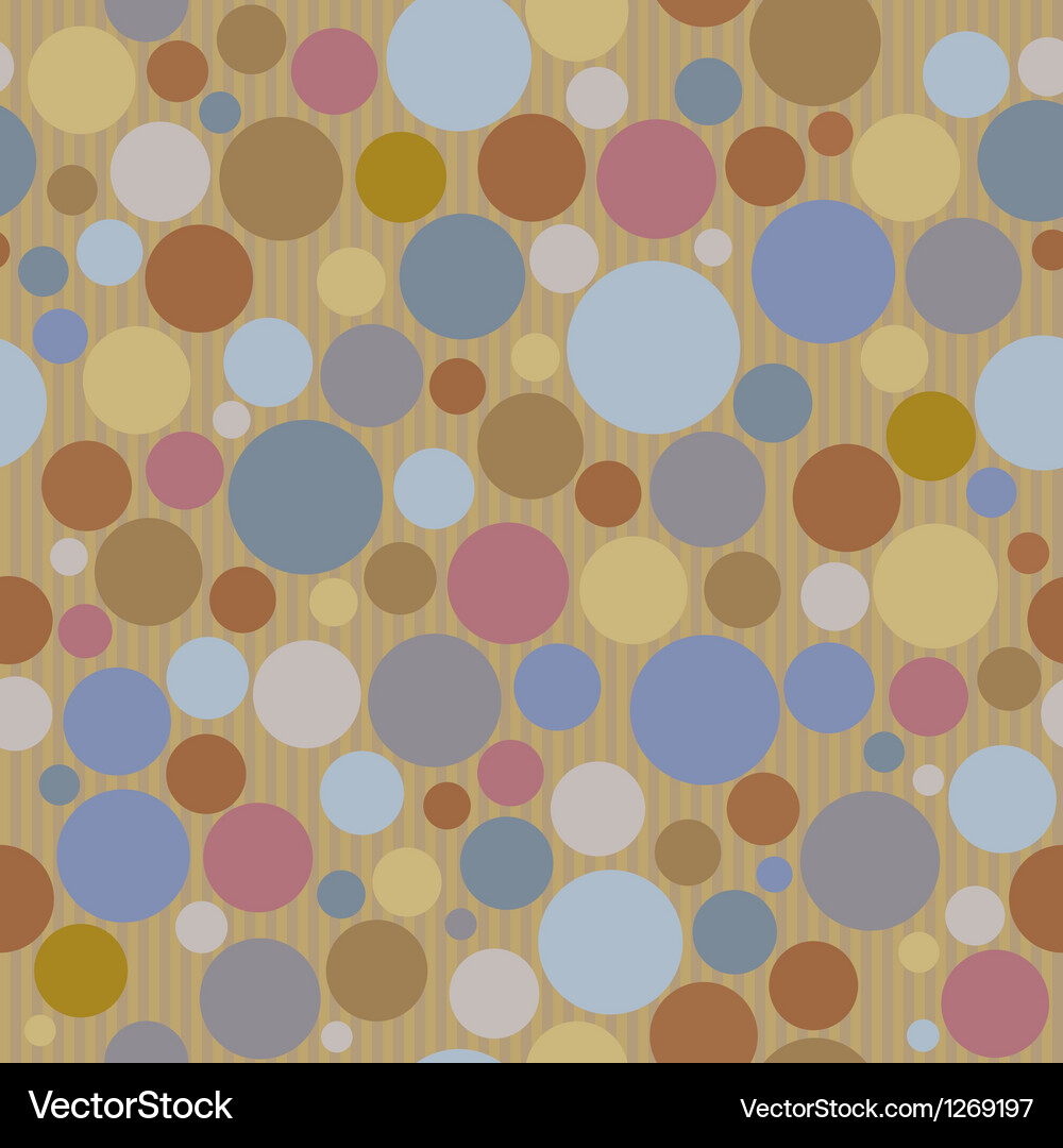 Circles seamless Royalty Free Vector Image - VectorStock