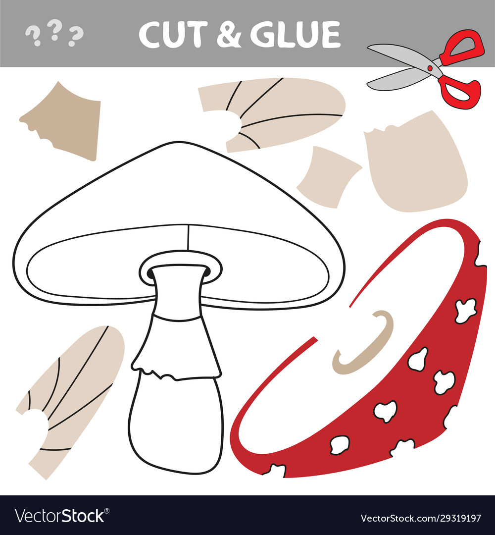 Create image mushroom fly agaric - using Vector Image Create image mushroom fly agaric - using