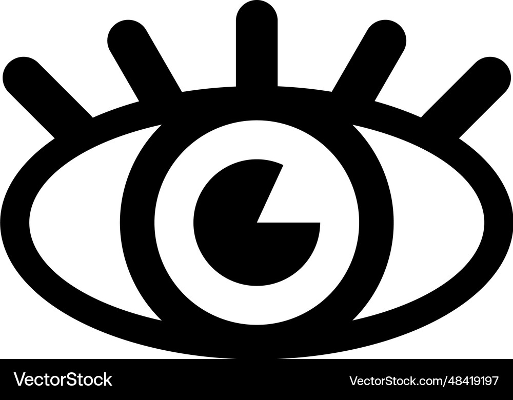 Eye icon Royalty Free Vector Image - VectorStock