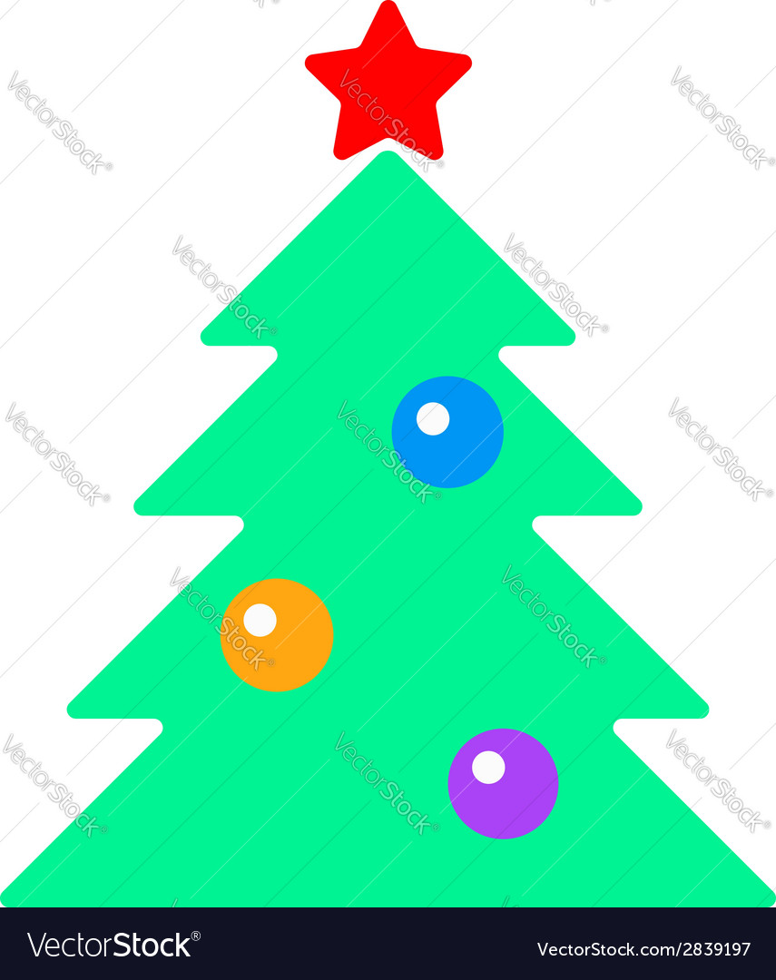 Fir tree with toys