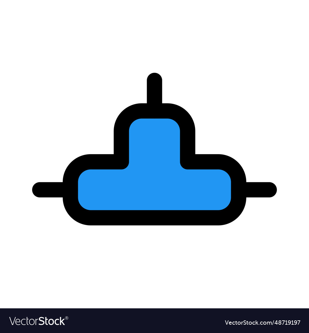 Integration hub three way isolated on a white
