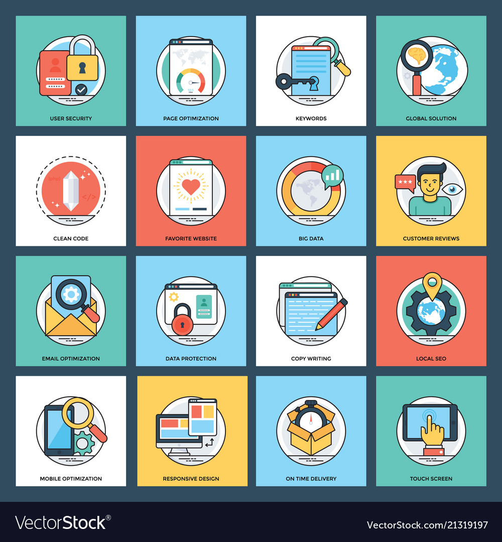 Web Development Icon Set