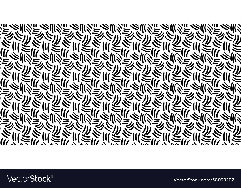 Black marker strokes seamless repeat pattern vector image Black marker strokes seamless repeat pattern