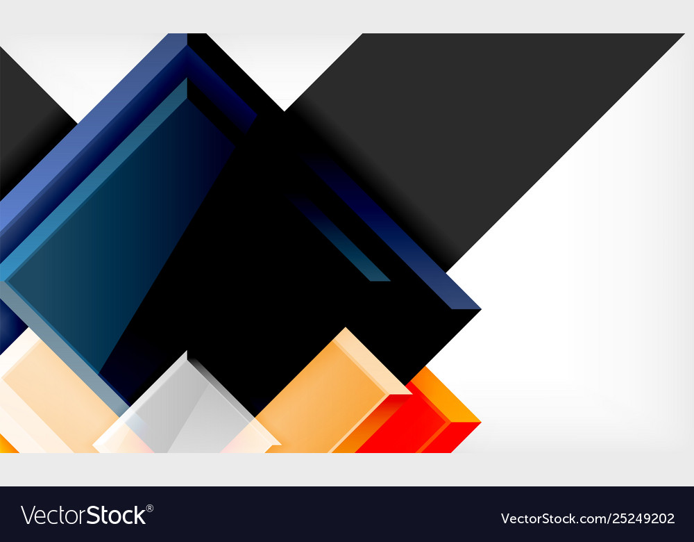 Colorful square and rectangle blocks background vector image Colorful square and rectangle blocks background