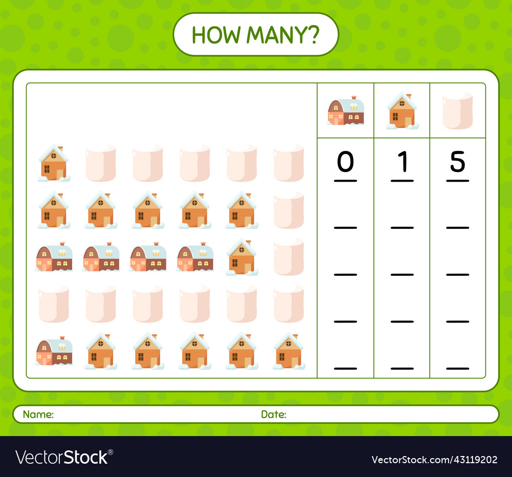 How many counting game with christmas icon