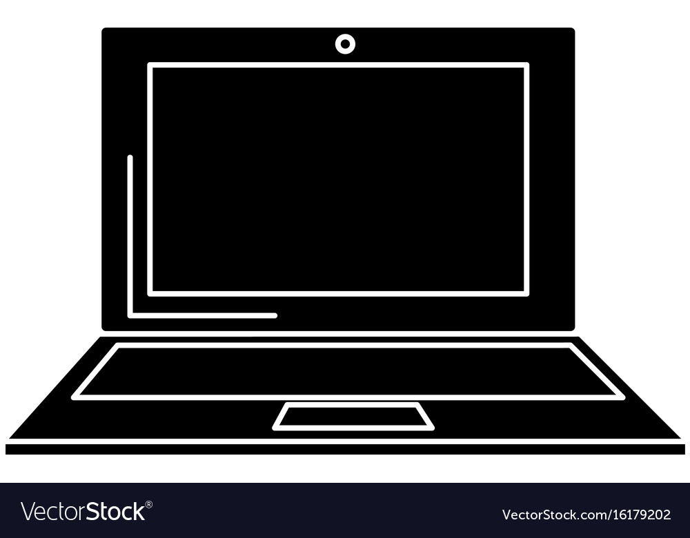 Laptop Computer isoliert Icon