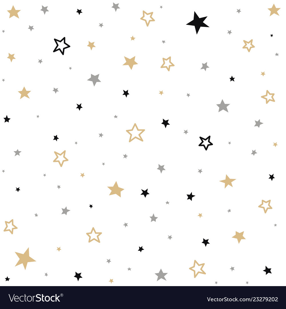 Starry Night Seamless Pattern