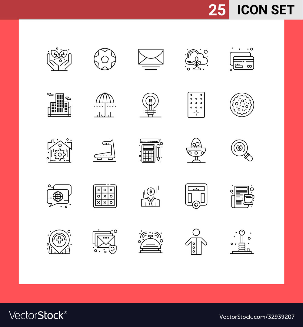 25 universal lines set for web and mobile