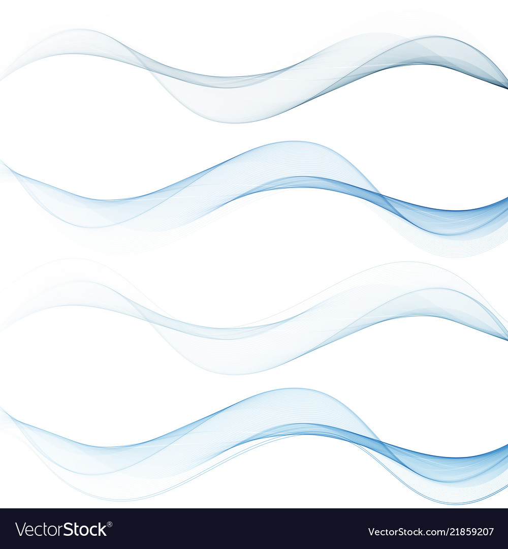 Abstract Smoke Wave Set