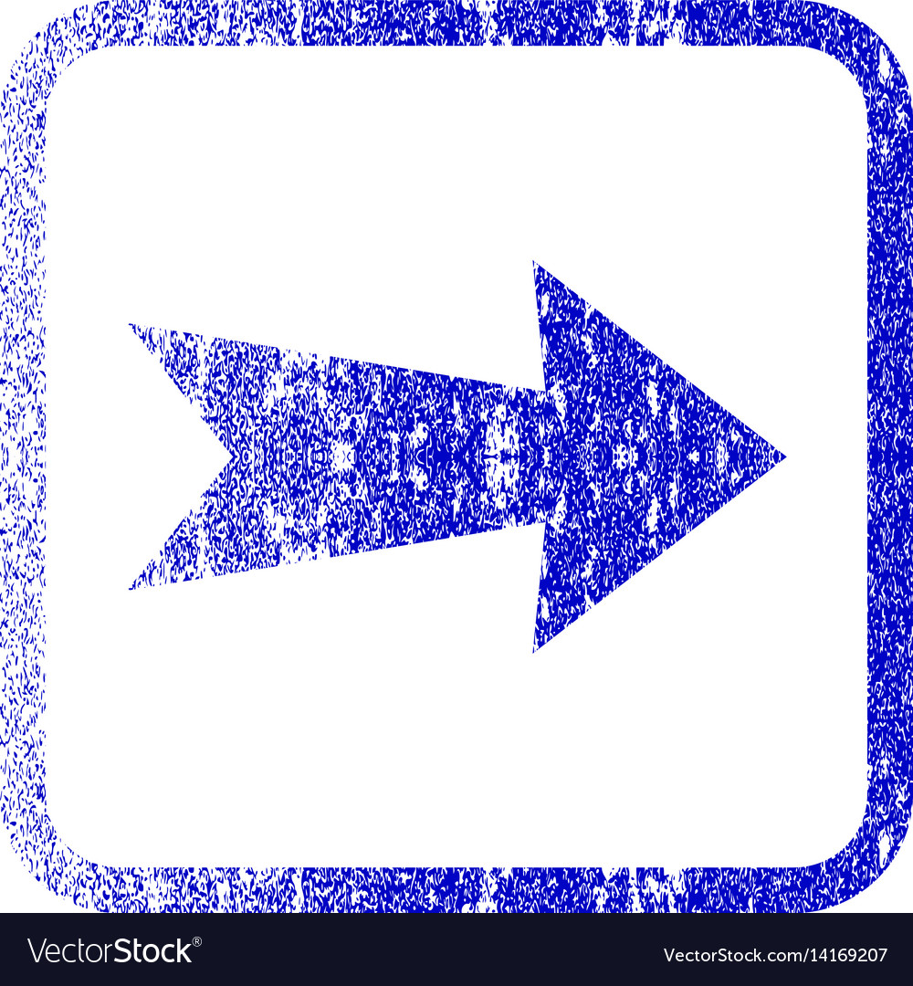 Arrow right framed textured icon