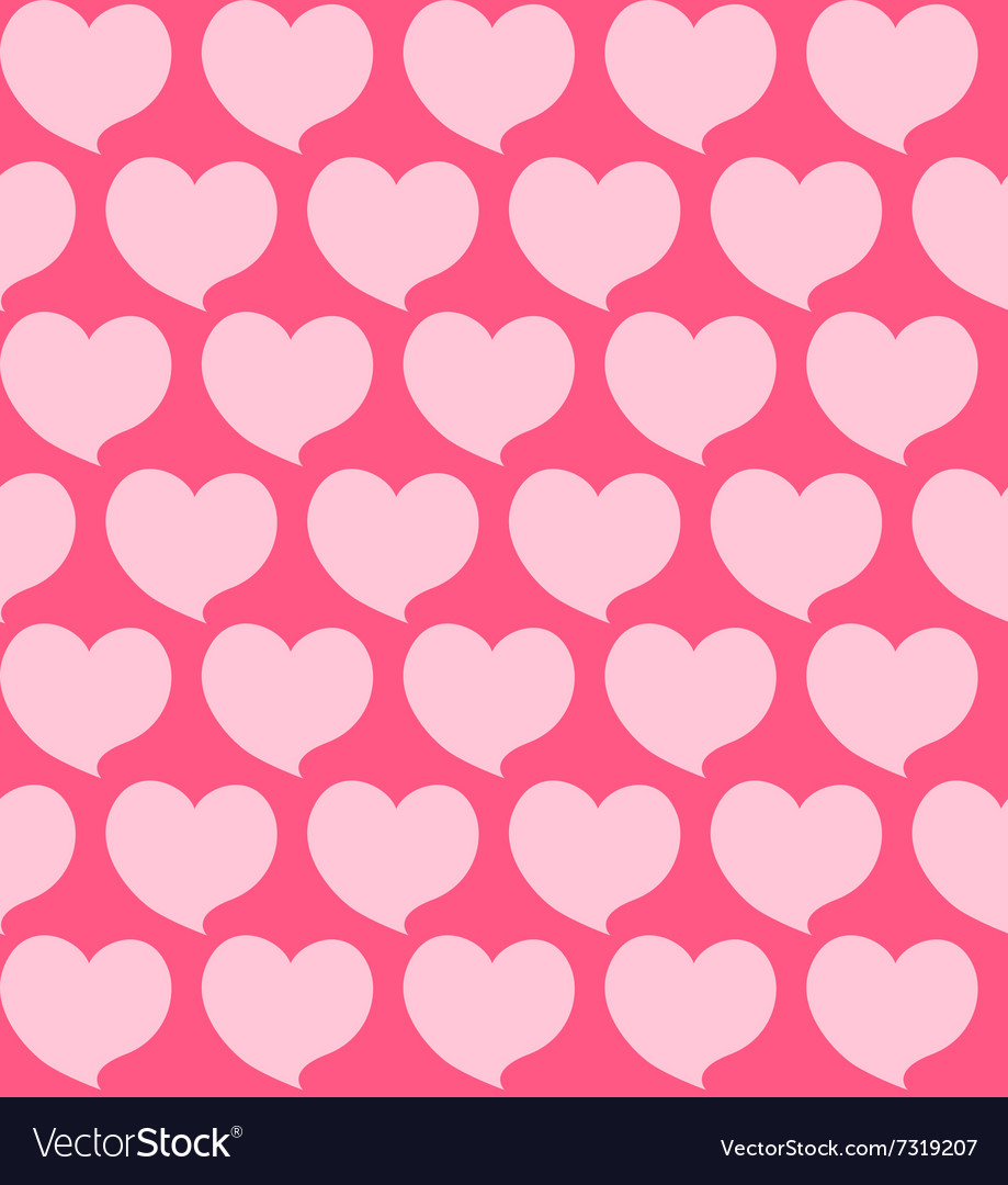 Heart love seamless pattern background Royalty Free Vector