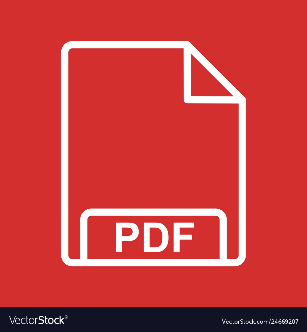Pdf icon Royalty Free Vector Image - VectorStock