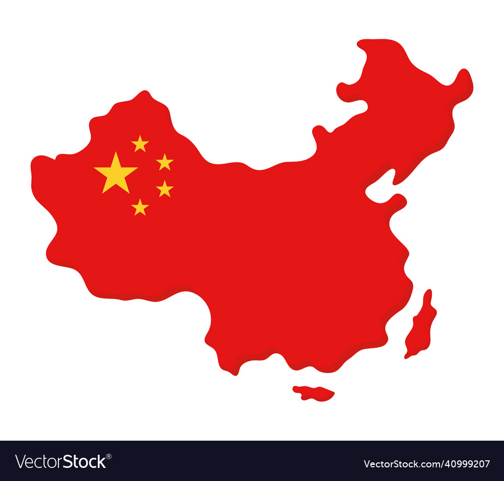 Red chinese country Royalty Free Vector Image - VectorStock