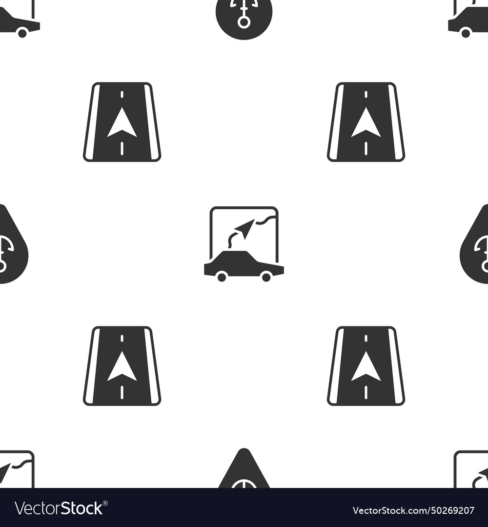 Set location with anchor city map navigation vector image Set location with anchor city map navigation