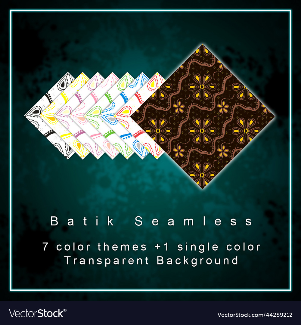 Batik seamless pattern