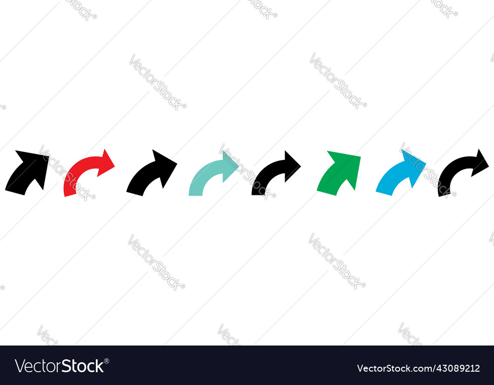 Runder Pfeilzeiger Formelement vector image Runder Pfeilzeiger Formelement
