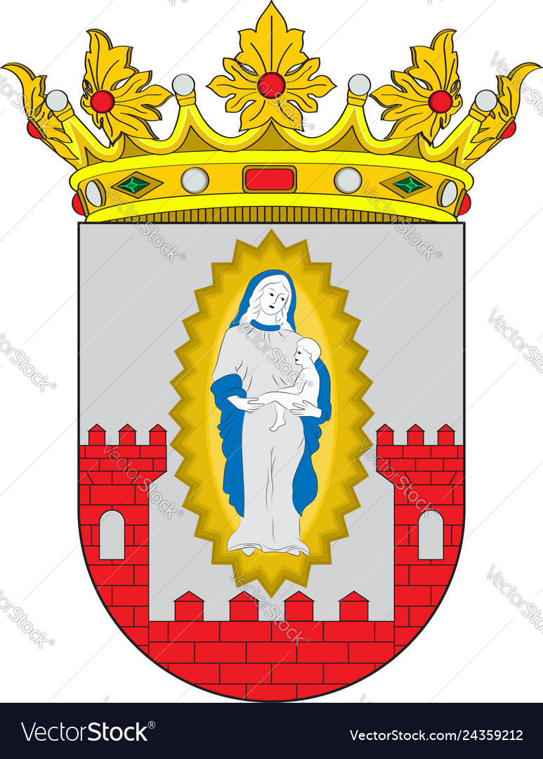 Coat of arms trujillo in extremadura spain
